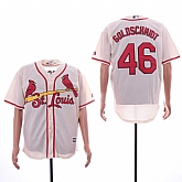 Cardinals 46 Paul Goldschmidt Cream Cool Base Jersey Sguo,baseball caps,new era cap wholesale,wholesale hats